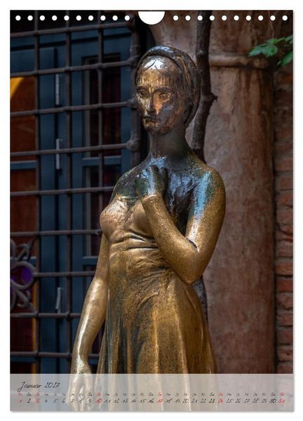 Produktbild: Julia in Verona - Giulietta a Verona (Wandkalender 2027 DIN A4 hoch), CALVENDO Monatskalender