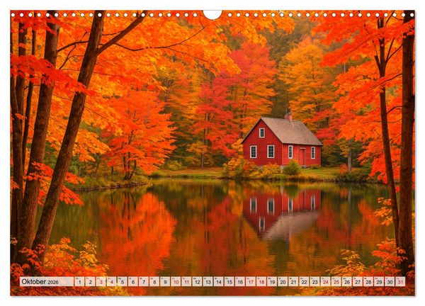 Produktbild: USA &ndash; von Yellowstone bis Texas - Cowboys, Pr&auml;rie und Bisons (Wandkalender 2026 DIN A3 quer), CALVENDO Monatskalender
