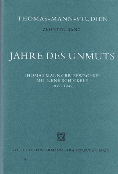 Produktbild: Jahre des Unmuts
