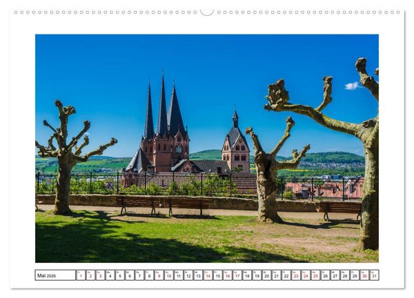 Produktbild: Marienkirche Gelnhausen (hochwertiger Premium Wandkalender 2026 DIN A2 quer), Kunstdruck in Hochglanz