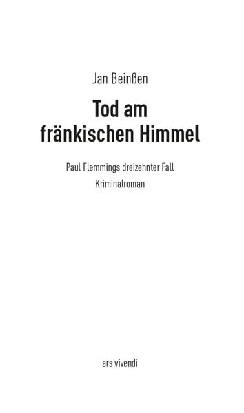 Produktbild: Tod am fr&auml;nkischen Himmel