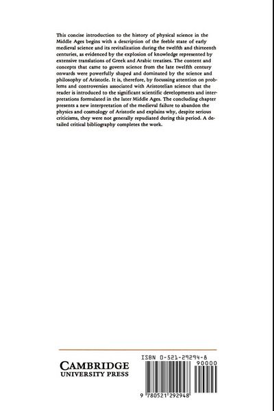 Produktbild: Physical Science in the Middle Ages
