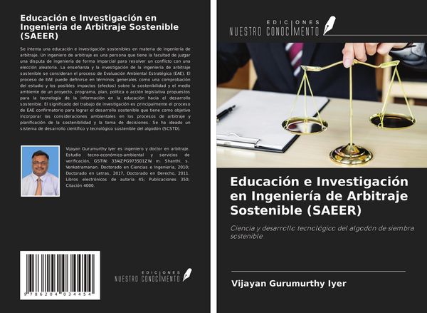 Produktbild: Educaci&oacute;n e Investigaci&oacute;n en Ingenier&iacute;a de Arbitraje Sostenible (SAEER)