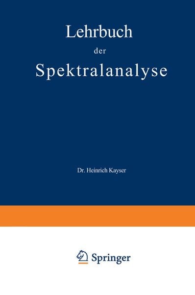 Produktbild: Lehrbuch der Spektralanalyse