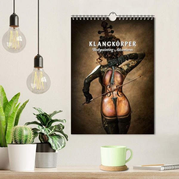 Produktbild: Klangk&ouml;rper - Bodypainting Adventures (Wandkalender 2026 DIN A4 hoch), CALVENDO Monatskalender