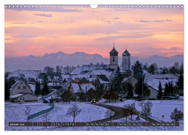 Produktbild: Alpen-Fernsichten von der S&uuml;dwestalb und Oberen Donau (Wandkalender 2026 DIN A3 quer), CALVENDO Monatskalender