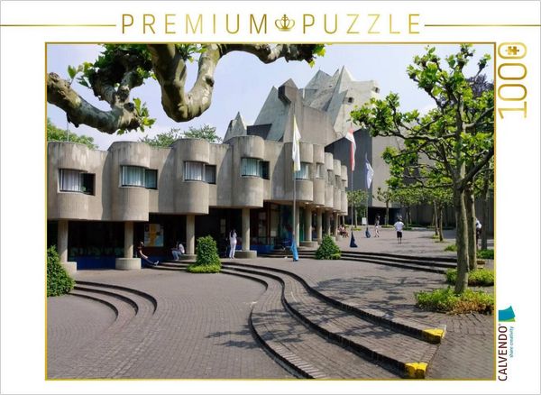 Produktbild: CALVENDO Puzzle Velbert, Wallfahrtsdom Neviges | 1000 Teile Lege-Gr&ouml;&szlig;e 64x48cm Foto-Puzzle f&uuml;r gl&uuml;ckliche Stunden