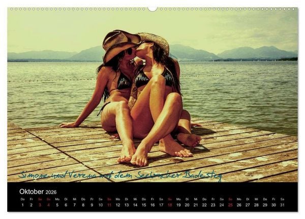 Produktbild: Chiemgau-M&auml;dels (Wandkalender 2026 DIN A2 quer), CALVENDO Monatskalender