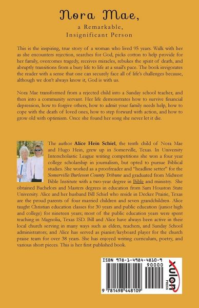 Produktbild: Nora Mae, a Remarkable, Insignificant Person