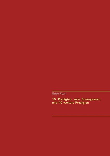 Produktbild: 15 Predigten zum Enneagramm und 40 weitere Predigten