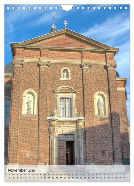 Produktbild: Kirchen in D&uuml;sseldorf (Wandkalender 2026 DIN A4 hoch), CALVENDO Monatskalender