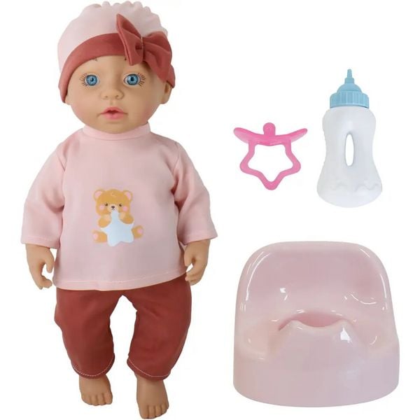 Amia Trink- und Näßpuppe ''Rosy'' 40 cm, mit Zubehör