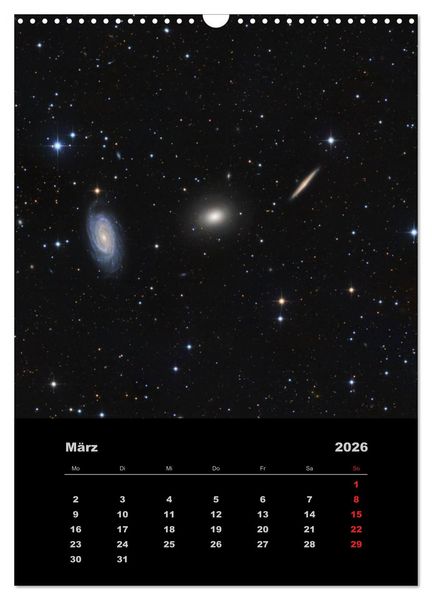 Produktbild: Astronomie 2026 (Wandkalender 2026 DIN A3 hoch), CALVENDO Monatskalender