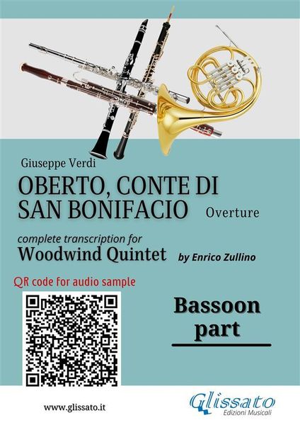 Produktbild: Bassoon part of "Oberto" for Woodwind Quintet