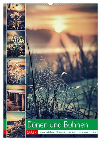 Produktbild: D&uuml;nen und Buhnen (Wandkalender 2027 DIN A2 hoch), CALVENDO Monatskalender