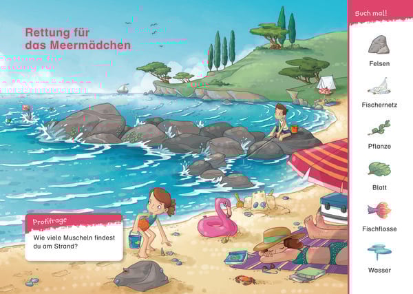 Duden Leseprofi – Mit Bildern lesen lernen: Abenteuer mit dem Meermädchen