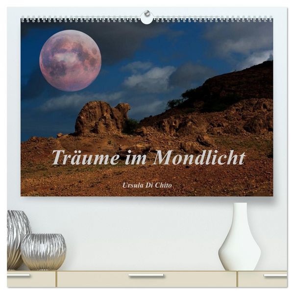 Produktbild: Tr&auml;ume im Mondlicht (hochwertiger Premium Wandkalender 2026 DIN A2 quer), Kunstdruck in Hochglanz