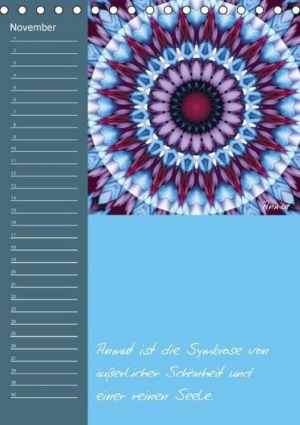Produktbild: Mandala - Spiegel der Seele / immerw&auml;hrender Geburtstagskalender (Tischkalender immerw&auml;hrend DIN A5 hoch)
