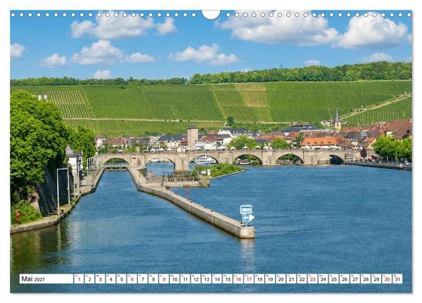 Produktbild: W&uuml;rzburg Idylle am Main (Wandkalender 2027 DIN A3 quer), CALVENDO Monatskalender