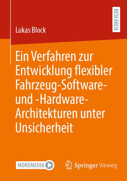 Produktbild: Ein Verfahren zur Entwicklung flexibler Fahrzeug-Software- und -Hardware-Architekturen unter Unsicherheit