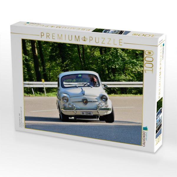 Produktbild: CALVENDO Puzzle Fiat Abarth 850 TC - 1962 | 1000 Teile Lege-Gr&ouml;&szlig;e 64x48cm Foto-Puzzle f&uuml;r gl&uuml;ckliche Stunden