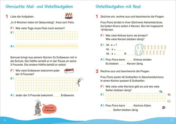Produktbild: Fit f&uuml;r Textaufgaben 2. Klasse. Mein &Uuml;bungsheft