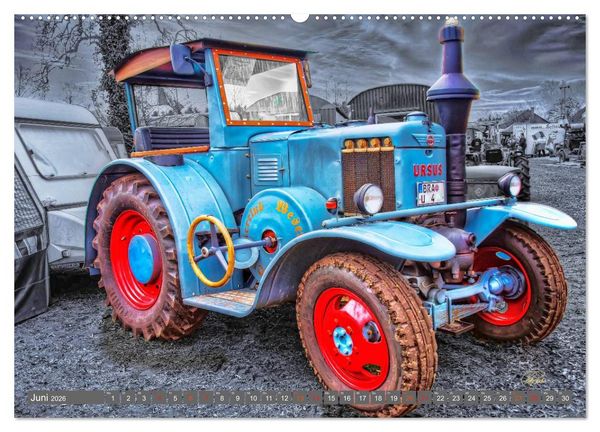 Produktbild: Traktoren - Oldtimer (hochwertiger Premium Wandkalender 2026 DIN A2 quer), Kunstdruck in Hochglanz