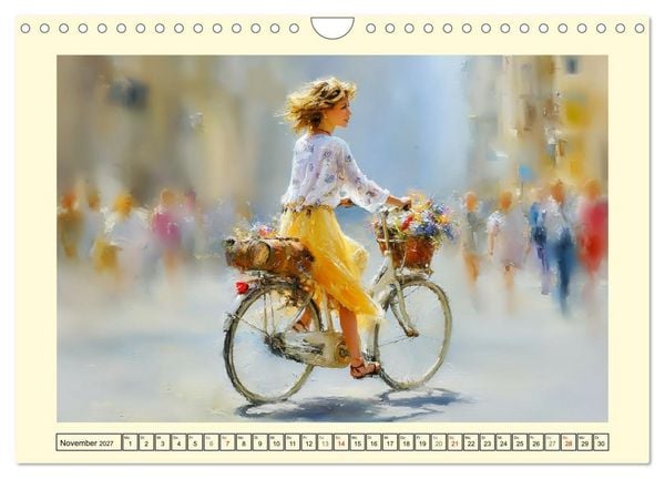 Produktbild: Urbanes Leben. Buntes Sommertreiben in der Stadt (Wandkalender 2027 DIN A4 quer), CALVENDO Monatskalender