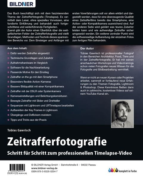 Produktbild: Zeitrafferfotografie