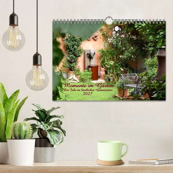 Produktbild: Momente im Garten (Wandkalender 2027 DIN A4 quer), CALVENDO Monatskalender