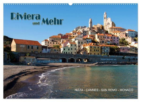 Produktbild: Riviera und Mehr - Nizza, Cannes, San Remo, Monaco (Wandkalender 2026 DIN A2 quer), CALVENDO Monatskalender