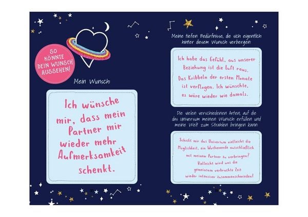 Produktbild: Liebes Universum, ich w&uuml;nsche mir &hellip;