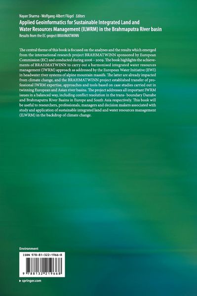 Produktbild: Applied Geoinformatics for Sustainable Integrated Land and Water Resources Management (ILWRM) in the Brahmaputra River basin