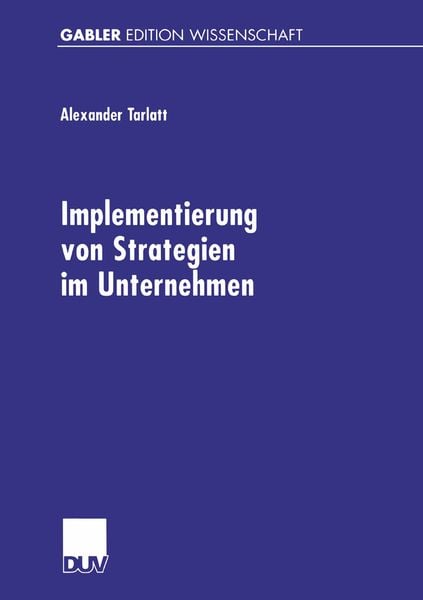 Produktbild: Implementierung von Strategien im Unternehmen