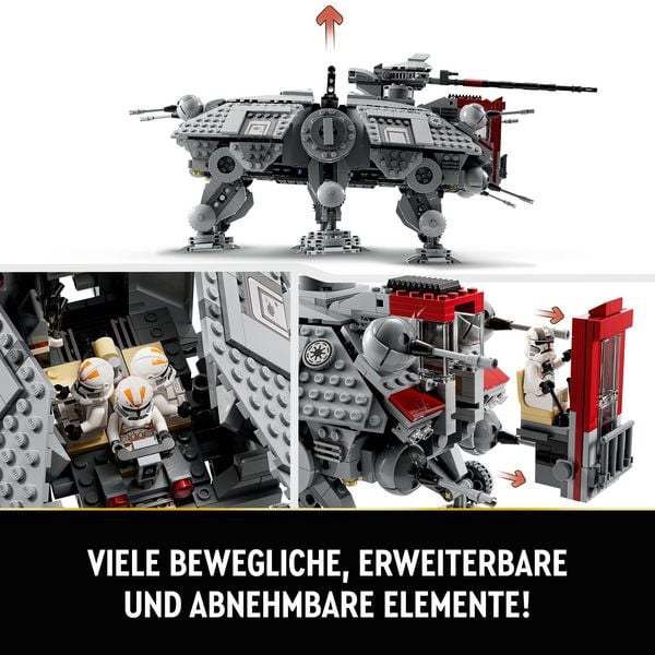 Produktbild: LEGO Star Wars 75337 AT-TE Walker - Die Rache der Sith-Set mit Figuren