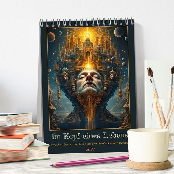 Produktbild: Im Kopf eines Lebens (Tischkalender 2027 DIN A5 hoch), CALVENDO Monatskalender