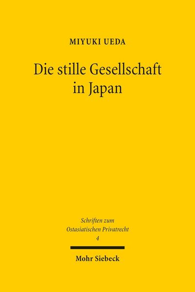 Produktbild: Die stille Gesellschaft in Japan