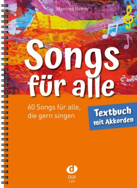 Produktbild: Songs f&uuml;r alle &ndash; Textbuch mit Akkorden