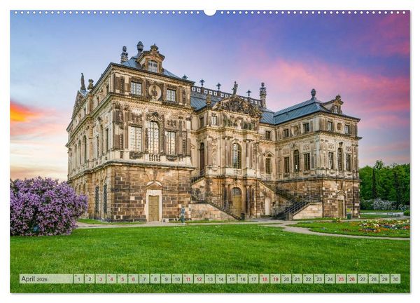 Produktbild: Dresden - zeitlose Sch&ouml;nheit (hochwertiger Premium Wandkalender 2026 DIN A2 quer), Kunstdruck in Hochglanz
