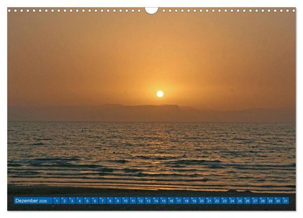 Produktbild: See Genezareth und Jordan-Fluss. Orte der Bibel (Wandkalender 2026 DIN A3 quer), CALVENDO Monatskalender