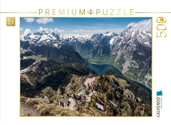 CALVENDO Puzzle Jenner - Königssee | 500 Teile Lege-Größe 48 × 36 cm Foto-Puzzle für Erwachsene