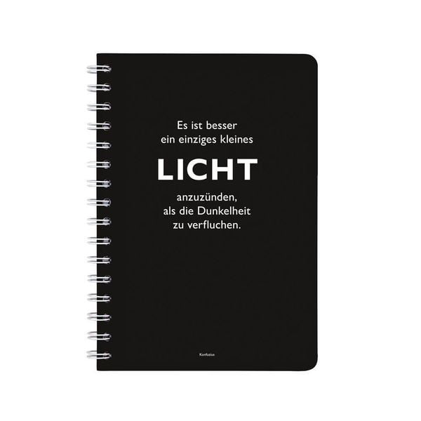 Produktbild: Ringbuch A5 Konfuzius Licht