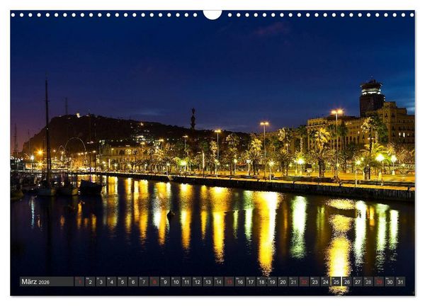 Produktbild: Metropole Barcelona (Wandkalender 2026 DIN A3 quer), CALVENDO Monatskalender