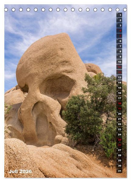 Produktbild: Impressionen aus dem JOSHUA TREE NATIONAL PARK (Tischkalender 2026 DIN A5 hoch), CALVENDO Monatskalender