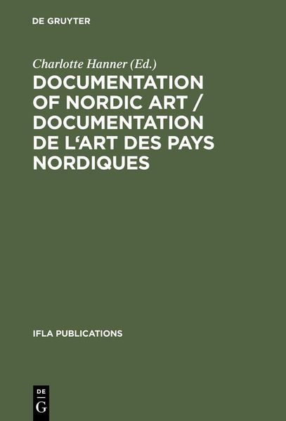Produktbild: Documentation of Nordic Art / Documentation de l'art des pays nordiques