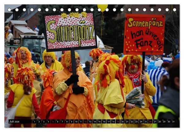 Produktbild: K&ouml;lner Karneval - das ganze Jahr! (Tischkalender 2026 DIN A5 quer), CALVENDO Monatskalender