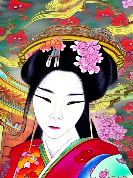 Produktbild: CALVENDO Puzzle Geisha | 1000 Teile Lege-Gr&ouml;&szlig;e 64x48cm Foto-Puzzle f&uuml;r gl&uuml;ckliche Stunden