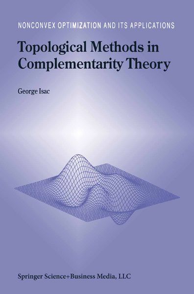 Produktbild: Topological Methods in Complementarity Theory