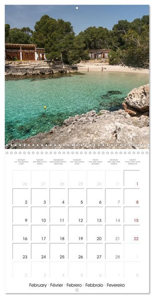 Produktbild: Balearic Islands - Mallorca (Wall Calendar 2026 12 &times; 12 Inch) CALVENDO 12 Month Wall Calendar