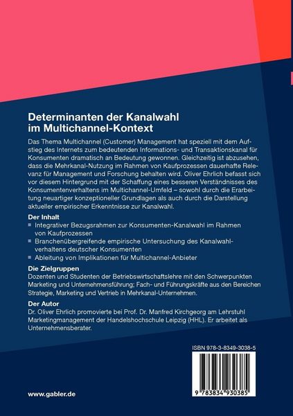 Produktbild: Determinanten der Kanalwahl im Multichannel-Kontext